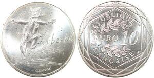 R2765 France 10 Euros Liberté Monnaie de Paris Argent 2014 Sempé FDC > M Offer