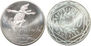 R2766 France 10 Euros Liberté Monnaie de Paris Argent 2014 Sempé FDC > M Offer