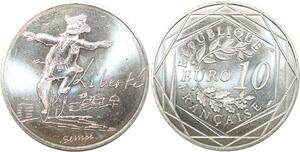 R2767 France 10 Euros Liberté Monnaie de Paris Argent 2014 Sempé FDC > M Offer