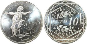 R2770 France 10 Euros Liberté Monnaie de Paris Argent 2014 Sempé FDC > M Offer