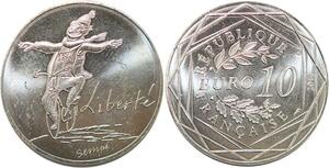 R2774 France 10 Euros Liberté Monnaie de Paris Argent 2014 Sempé FDC > M Offer