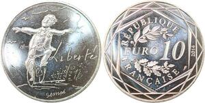R2775 France 10 Euros Liberté Monnaie de Paris Argent 2014 Sempé FDC > M Offer