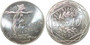 R2778 France 10 Euros Liberté Monnaie de Paris Argent 2014 Sempé FDC > M Offer