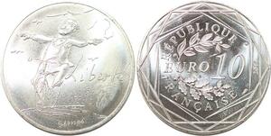 R2780 France 10 Euros Liberté Monnaie de Paris Argent 2014 Sempé FDC > M Offer