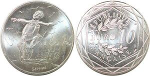 R2782 France 10 Euros Liberté Monnaie de Paris Argent 2014 Sempé FDC > M Offer
