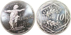R2784 France 10 Euros Liberté Monnaie de Paris Argent 2014 Sempé FDC > M Offer