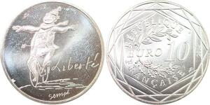 R2791 France 10 Euros Liberté Monnaie de Paris Argent 2014 Sempé FDC > M Offer