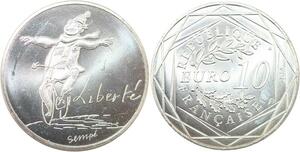 R2792 France 10 Euros Liberté Monnaie de Paris Argent 2014 Sempé FDC > M Offer