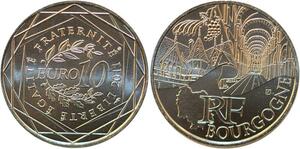 R2887 France 10 Euros Bourgogne Monnaie de Paris Argent 2011 FDC -> Make Offer