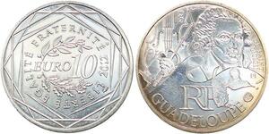R2904 France 10 Euros Guadeloupe Monnaie de Paris Argent 2012 FDC -> Make Offer