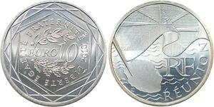 R2910 France 10 Euros Réunion Monnaie de Paris Argent 2010 FDC -> Make Offer