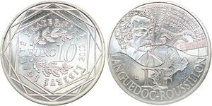 R2916 France 10 Euros Languedoc Roussillon  Monnaie de Paris Argent 2012 FDC