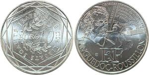 R2932 France 10 Euros Languedoc Roussillon Monnaie de Paris Argent 2012 FDC
