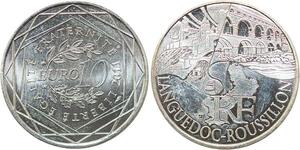 R2936 France 10 Euros Languedoc Roussillon Monnaie de Paris Argent 2011 FDC
