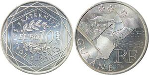 R2957 France 10 Euros Guyane Monnaie de Paris Argent 2010 FDC -> Make Offer