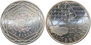 R2958 France 10 Euros Bretagne Monnaie de Paris Argent 2010 FDC -> Make Offer