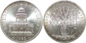 R3024 France 100 Francs Panthéon Aux Grands Hommes 1982 FDC > Make Offer