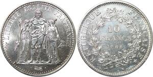 R3028 France 10 Francs Hercule Dupré 1966 Sortie Rouleau Argent FDC > Make Offer