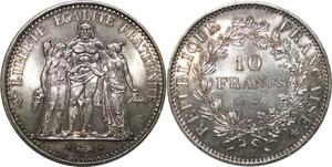 R3029 France 10 Francs Hercule Dupré 1966 Sortie Rouleau Argent FDC > Make Offer