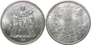 R3030 France 10 Francs Hercule Dupré 1967 Sortie Rouleau Argent FDC > Make Offer