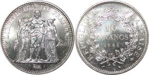 R3045 France 10 Francs Hercule Dupré 1965 Sortie Rouleau Argent FDC -> M Offer