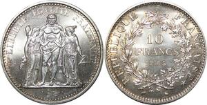 R3047 France 10 Francs Hercule Dupré 1965 Sortie Rouleau Argent FDC -> M Offer