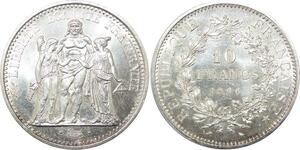 R3094 France 10 Francs Hercule Dupré 1966 Sortie Rouleau Argent FDC > Make Offer