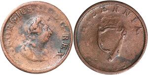 R3176 Ireland 1/2 Penny George III 1805 -> Make Offer