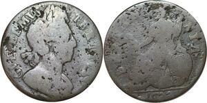 R3182 United Kingdom 1/2 Penny William III 1699 -> Make Offer