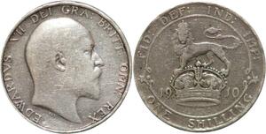 R3205 United Kingdom Shilling Edward VII 1910 -> Make Offer