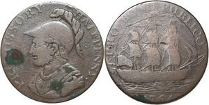 R3227 United Kingdom Promissory Half Penny Sir Bevois 1794 -> Make Offer