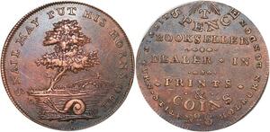 R3244 Rare United Kingdom Middlesex Half Penny Thomas Pence N°8 -> Make Offer