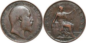 R3267 United Kingdom 1/2 Penny Edward VII 1907 -> Make Offer