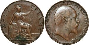 R3268 United Kingdom 1/2 Penny Edward VII 1906 -> Make Offer