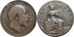 R3272 United Kingdom 1/2 Penny Edward VII 1903 -> Make Offer