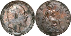 R3277 United Kingdom Penny Edward VII 1910 -> Make Offer