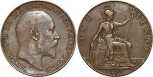 R3280 United Kingdom Penny Edward VII 1909 -> Make Offer