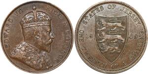 R3295 Jersey 1/12 Shilling Edward VII 1909 -> Make Offer