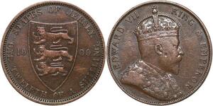 R3296 Jersey 1/12 Shilling Edward VII 1909 -> Make Offer