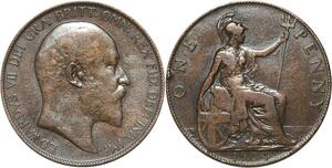 R3304 United Kingdom Penny Edward VII 1904 -> Make Offer