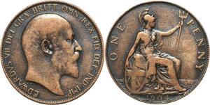 R3305 United Kingdom Penny Edward VII 1904 -> Make Offer