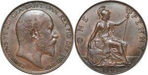 R3321 United Kingdom Penny Edward VII 1907 -> Make Offer