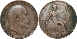 R3331 United Kingdom Penny Edward VII 1908 -> Make Offer