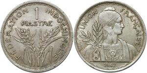 R3414 French Indochina Piastre Turin 1947 -> Make Offer