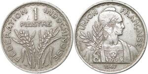 R3417 French Indochina Piastre Turin 1947 -> Make Offer