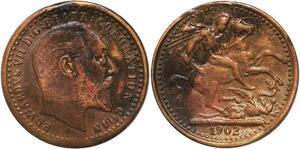 R3426 Token United Kingdom Gold Sovereign Edward VII 1902 -> Make Offer