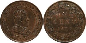 R3436 Canada One Cent Edward VII 1903 -> Make Offer