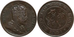 R3439 Hong Kong One Cent Edward VII 1904 H Heaton -> Make Offer
