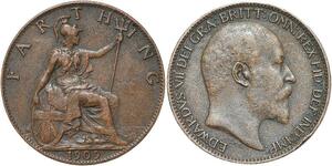 R3463 United Kingdom Farthing Edward VII 1909 -> Make Offer