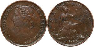 R3505 United Kingdom Farthing Victoria 1885 -> Make Offer